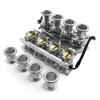 1-148-017 Ford Coyote Downdraft 8 Stack EFI Intake Manifold System Complete Polished - image 2