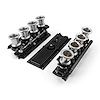 1-148-042-01 Complete Downdraft EFI Stack Intake Manifold System GM LS1 [Black] - image 1