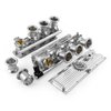 Complete Downdraft EFI Stack Intake Manifold System [Chevy LS1 Fuel Injected] Polished - image 3