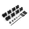 1-261-021 Shaft Mount Roller Rocker Arms Kit, 1.76 Ratio for Ford FE 390, 427, 428 [Black] - image 1