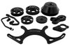 Serpentine Engine Pulley Kit Small Block Chevy with Reverse-Rotation Long Water Pump - image 3