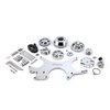 1-415-003-01 Ford SB 289 302 351w Aluminum Serpentine Complete Engine Pulley Kit Polished - image 2