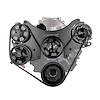 1-415-003-02 Ford SB 289 302 351w Aluminum Serpentine Complete Engine Pulley Kit Black - image 1