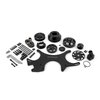 1-415-003-02 Ford SB 289 302 351w Aluminum Serpentine Complete Engine Pulley Kit Black - image 2
