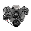 1-673-003-02 Ford SB 289 302 351w Aluminum Complete Serpentine Belt Drive System Kit Black - image 1