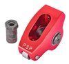 Aluminum Roller Rocker Arms Set Small Block Chevy 350, 1.6 Ratio, 7/16 in. Stud [Red Anodized] - image 3