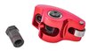 Aluminum Roller Rocker Arms Set Small Block Chevy 350, 1.6 Ratio, 7/16 in. Stud [Red Anodized] - image 4