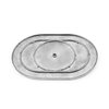 12 Aluminum Oval Ball Milled Air Cleaner Top - image 2