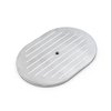12 Aluminum Oval Ball Milled Air Cleaner Top - image 3