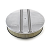 14 Classic Finned Polished Aluminum Air Cleaner Kit - image 1