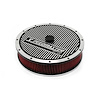 14 x 3 Washable Element Procomp Elite Top Flat Base Air Cleaner Kit - image 1