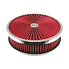 Extreme Top Round Air Cleaner Kit [14 in. Diameter x 3 in.] Chrome Ring - image 1
