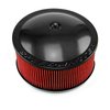 14 x 6 Washable Element Speedmaster Black Top Dropped Base Air Cleaner Kit - image 2