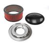 14 x 6 Washable Element Speedmaster Black Top Flat Base Air Cleaner Kit - image 2