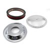 14 x 2 Washable Element Speedmaster Silver Top Dropped Base Air Cleaner Kit - image 2