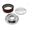 14 x 4 Washable Element Speedmaster Polished Top Dropped Base Air Cleaner Kit - image 2
