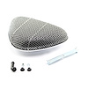 11 1/2 L x 8 1/2 W Superflow Triangular Chrome Air Cleaner Kit - image 1
