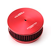 PCE104.1086 6 in. x 2 in. Washable Filter Billet Aluminum Air Cleaner Assembly Kit - Red - image 1