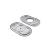PCE104.1010.01 Oval Flamed Air Cleaner Kit 15 in. L x 2 in. H x 8 3/8 in. W [Polished] - image 4