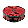 14 x 3 Washable Element Extreme Top w/Black Ring Flat Base Air Cleaner Kit - image 1