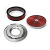 PCE104.1030.06 Extreme Top Round Air Cleaner Kit 14 in. x 3 in. [Red] - image 2