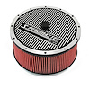 14 x 6 Washable Element Procomp Elite Top Flat Base Air Cleaner Kit - image 1