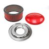 14 x 6 Washable Element Speedmaster Top Flat Base Air Cleaner Kit - image 2