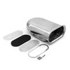 Polished Aluminum Single Carburetor Hilborn Style Hood Scoop - image 2