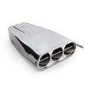 Bug Catcher Finned Hood Scoop, for Single & Dual Carburetors [Polished] - image 2