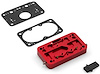 PCE118.1004 3-Circuit Metering Block for 4 Barrel Carburetor [Red Anodized Finish] - image 1