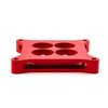 1" Carburetor Spacer Square Bore 4 Port - Red - image 4