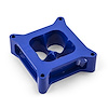 2 in. Carburetor Spacer Square Bore 4 Port Blue - image 1
