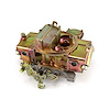 Semi Finished 600Cfm Cast Aluminum 4 Barrel Carburetor Manual Choke / Vac Sec - image 1