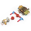750 CFM Full Zinc 4-Bbl Mechanical Secondary Carburetor / Fuel Pump Combo - image 1