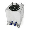 2.5 Gallon / 9.4 Litre Lightweight Polished Aluminium Fuel Cell w/ Sender - image 1