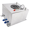 5 Gallon / 19 Litre Lightweight Polished Aluminium Fuel Cell w/ Sender - image 1