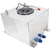 5 Gallon / 19 Litre Lightweight Polished Aluminium Fuel Cell w/ Sender - image 2