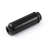 Inline Billet Aluminum Black Anodized Fuel Filter -10 AN Female - image 1