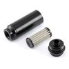 Inline Billet Aluminum Black Anodized Fuel Filter -10 AN Female - image 2