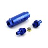 PCE132.1009.02 Inline Billet Aluminum Fuel Filter [9/16 in.-18 - 9/16 in.-18 Male, Blue] - image 2