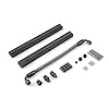 PCE137.1012.02 Pontiac 326 350 389 400 421 428 455 Billet Aluminum Fuel Injector Rail Kit - Bla - image 1