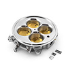 4-Barrel Throttle Body, 4500 Dominator Flange, 2,200 CFM - Natural Finish - image 1