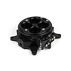 4-Barrel Throttle Body, 4150-Style Flange, 1,200 CFM - Black Finish - image 1