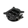 4-Barrel Throttle Body, 4150-Style Flange, 1,200 CFM - Black Finish - image 3