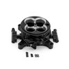 PCE138.1015 1200 Cfm 4 Barrel 4150 Billet CNC Machined Throttle Body & Fuel Rails - Black - image 3