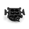 PCE138.1015 1200 Cfm 4 Barrel 4150 Billet CNC Machined Throttle Body & Fuel Rails - Black - image 3