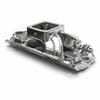 Chevy BBC 454 Rect Port Dominator w/Inj Ports High Rise Intake Manifold Polished - image 2