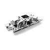 Ford SB 260 289 302W Windsor Injector Ports High Rise Intake Manifold Polished - image 1