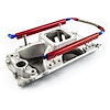 Chevy BBC 454 Rect Port Dominator w/Fuel Rails High Rise Intake Manifold Satin