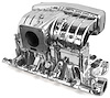 Qualifier Upper and Lower Intake Manifold Kit 1986-1993 Ford 351W 5.8L with EFI - image 1